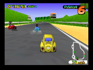 Penny Racers (Europe) In game screenshot